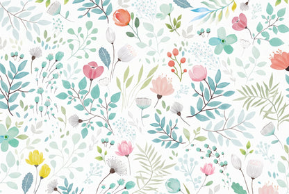 Papier Peint Fleur Chambre Bébé