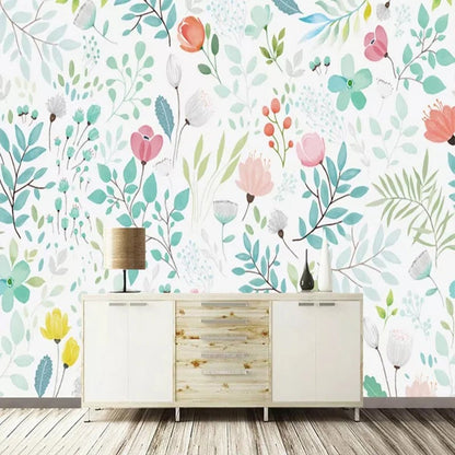 Papier Peint Fleur Chambre Bébé