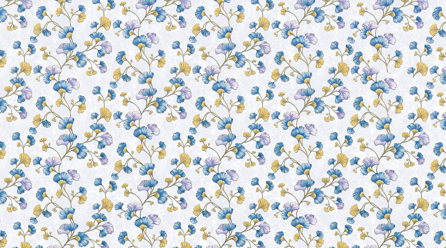 Papier peint fleur de ginkgo
