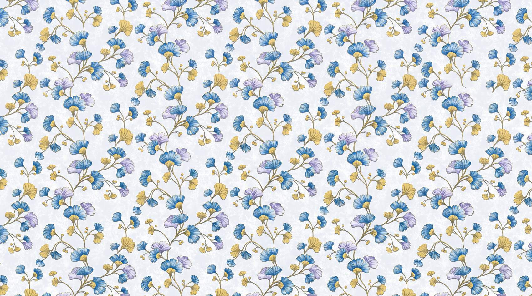Papier peint fleur de ginkgo
