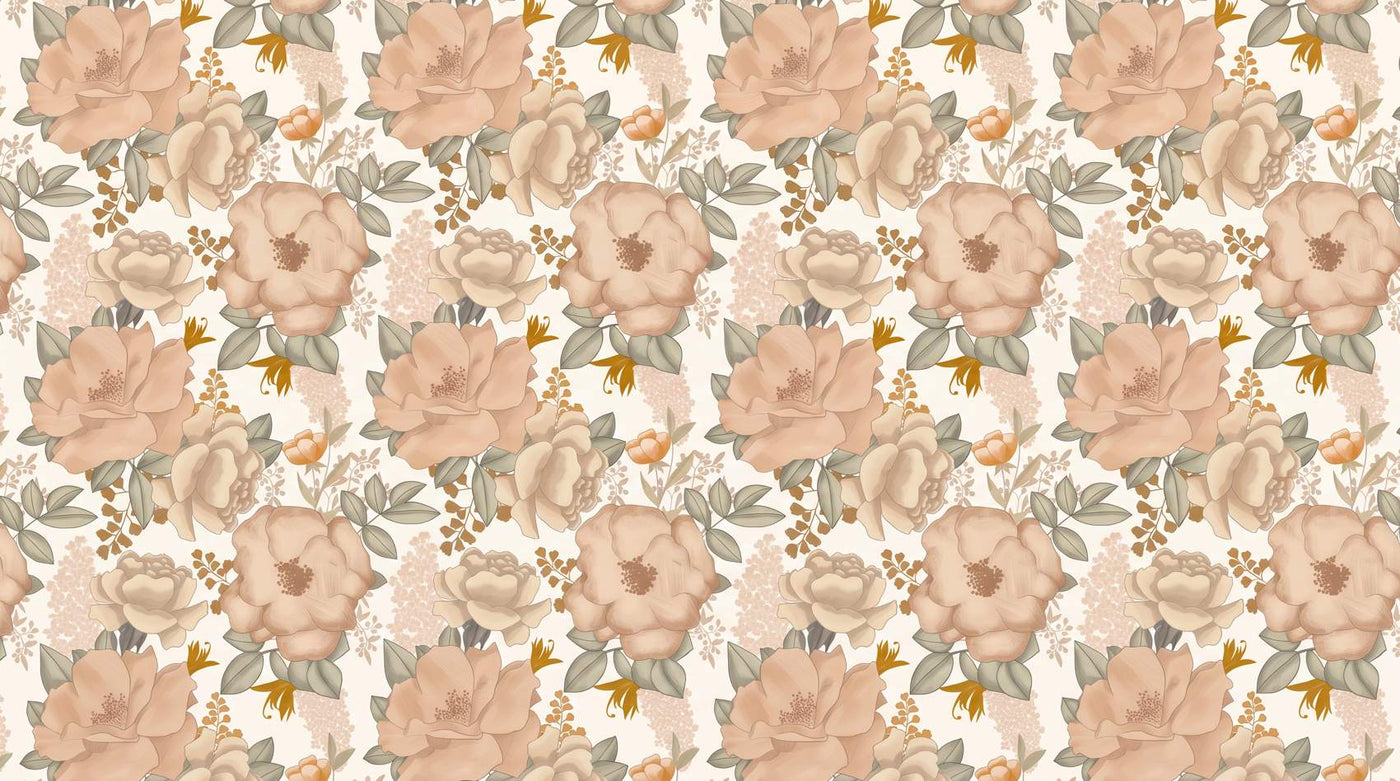 Papier peint fleur geante