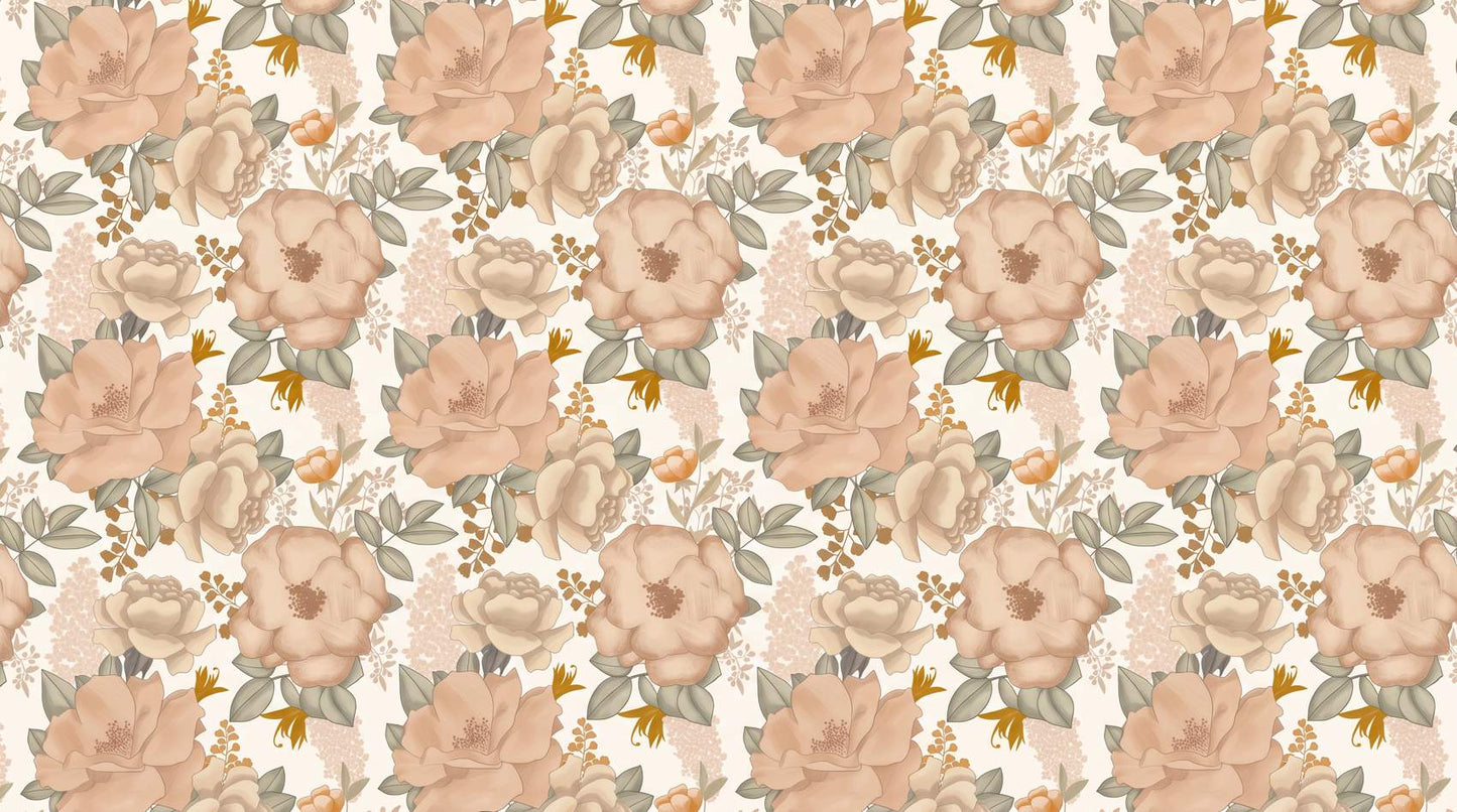 Papier peint fleur geante