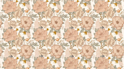 Papier peint fleur geante