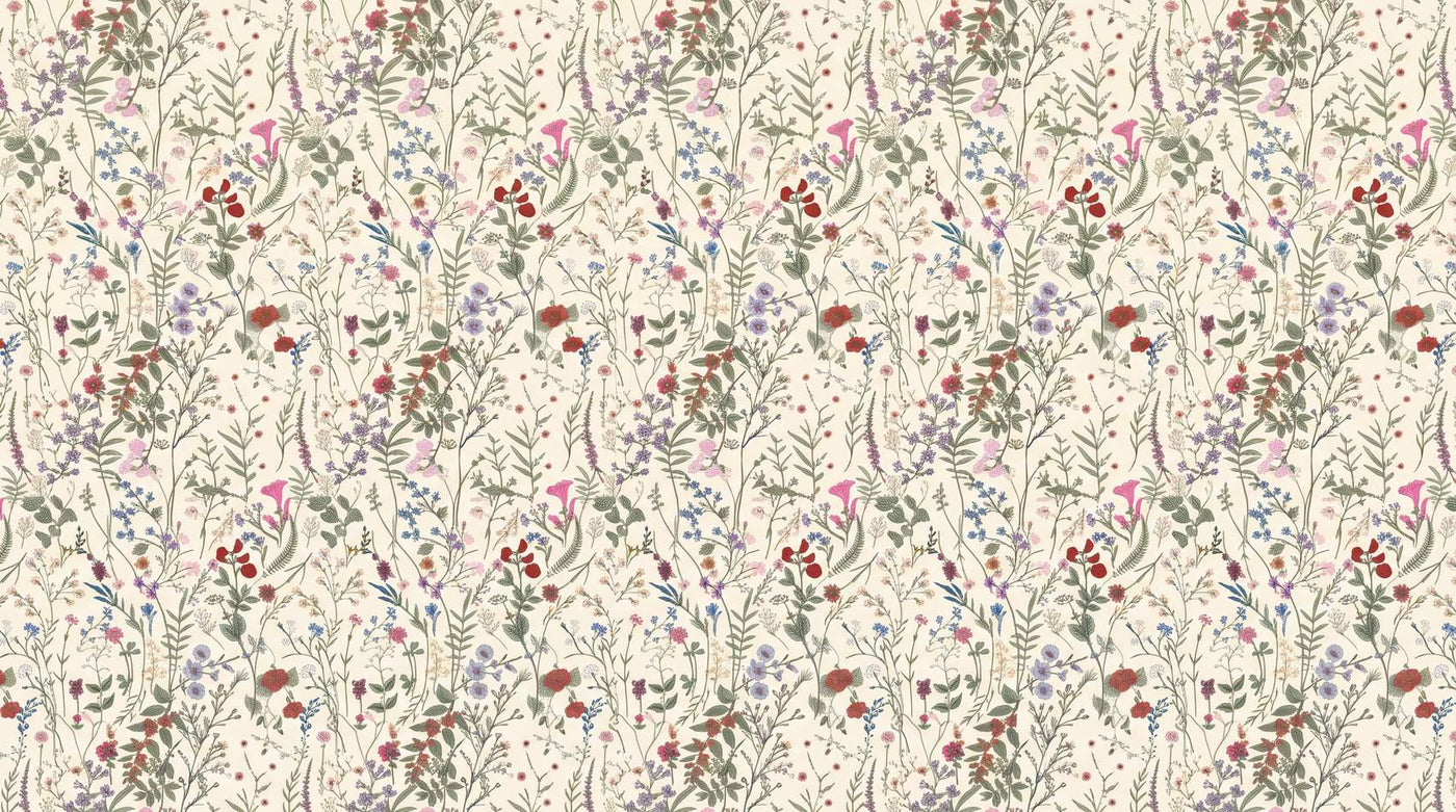 Papier peint fleuri liberty vintage