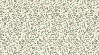 Papier peint fleuri vintage anglais