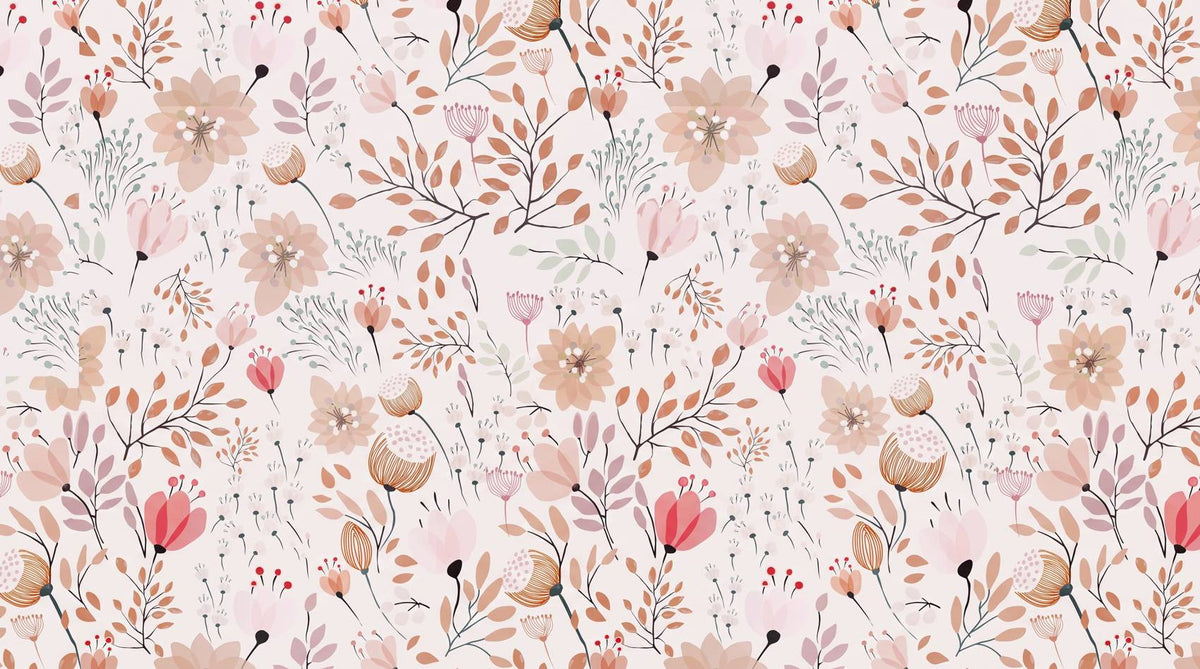 Papier Peint Floral Chambre Bébé