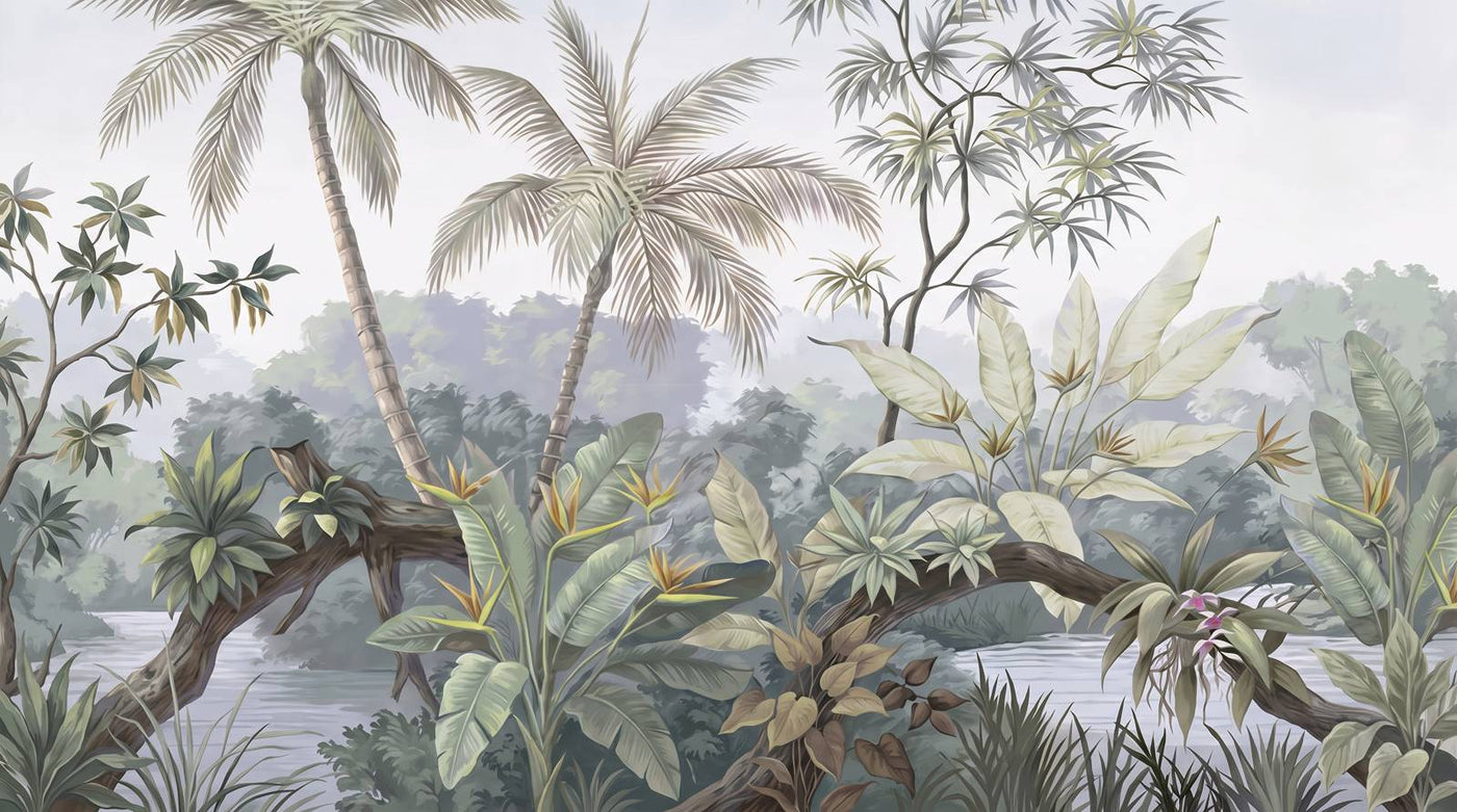 Papier Peint Floral Jungle