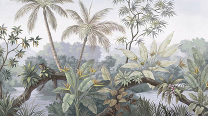 Papier Peint Floral Jungle