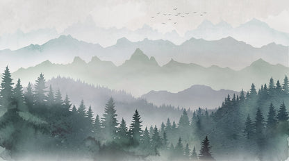 Papier Peint Foret Chambre