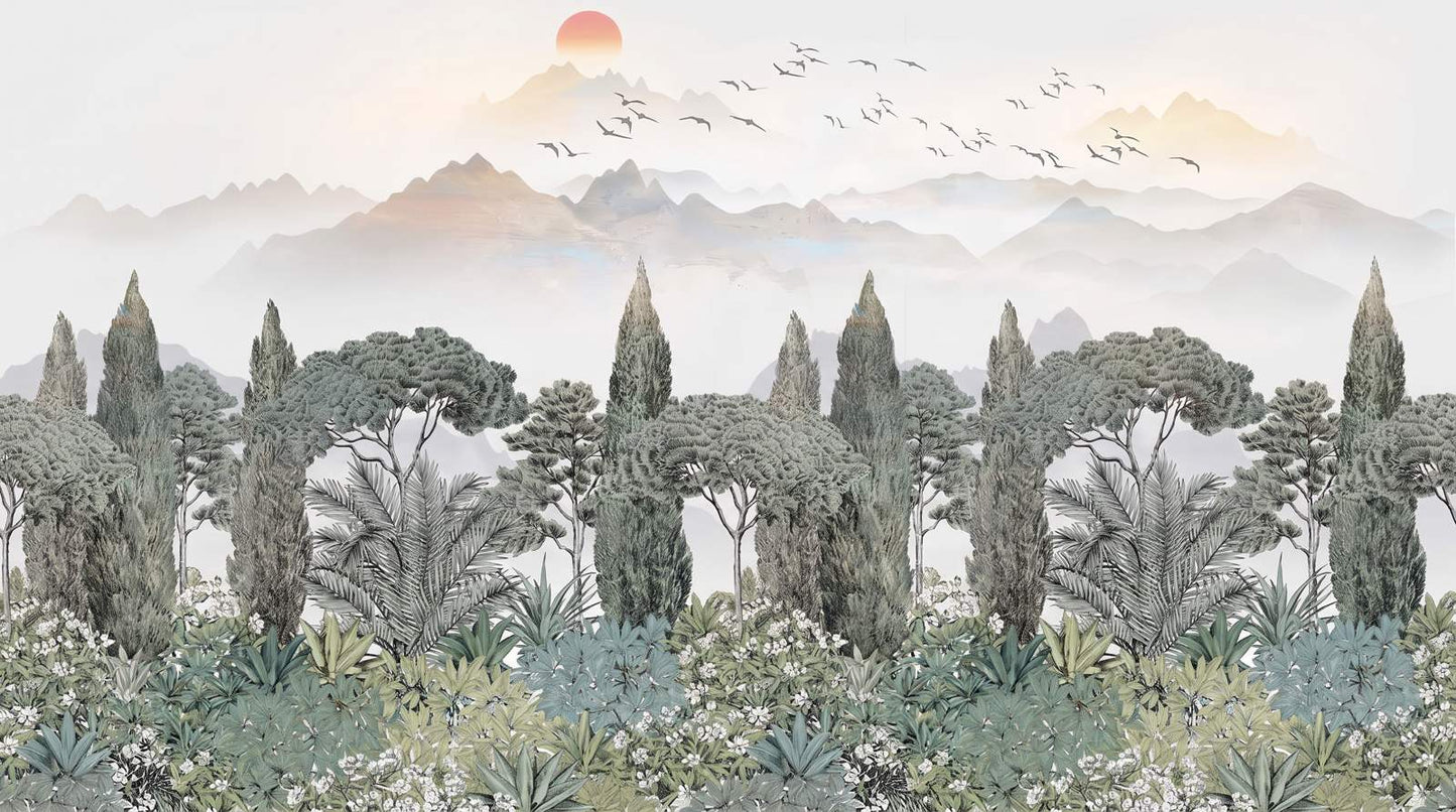 Papier Peint Foret Jungle