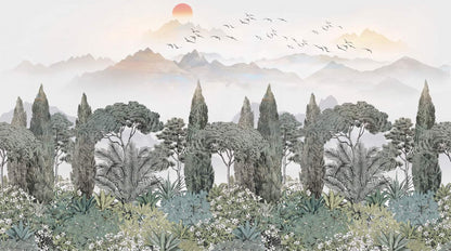 Papier Peint Foret Jungle