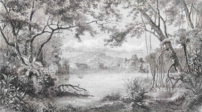 Papier Peint Foret Vintage