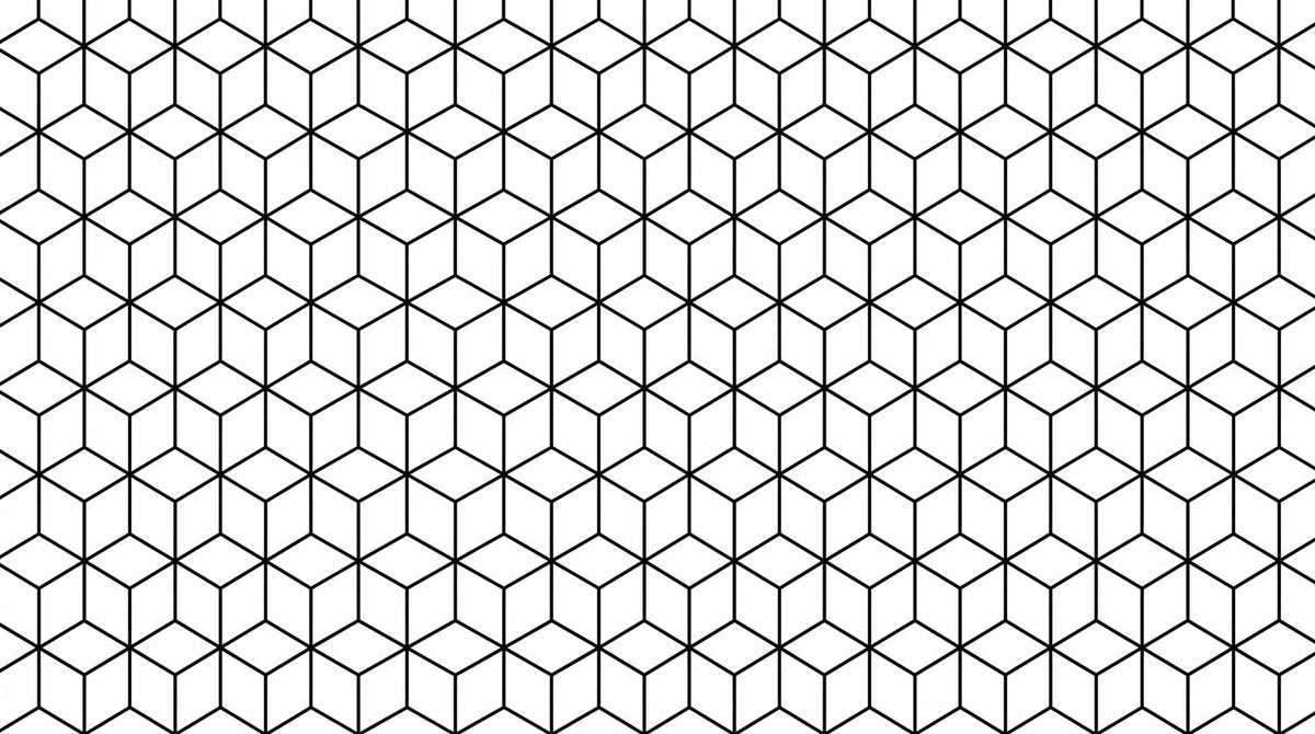 Papier Peint Géométrique Noir Et Blanc