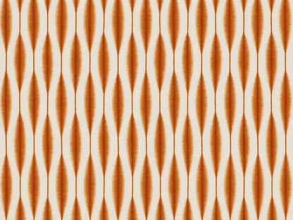 Papier peint geometrique terracotta
