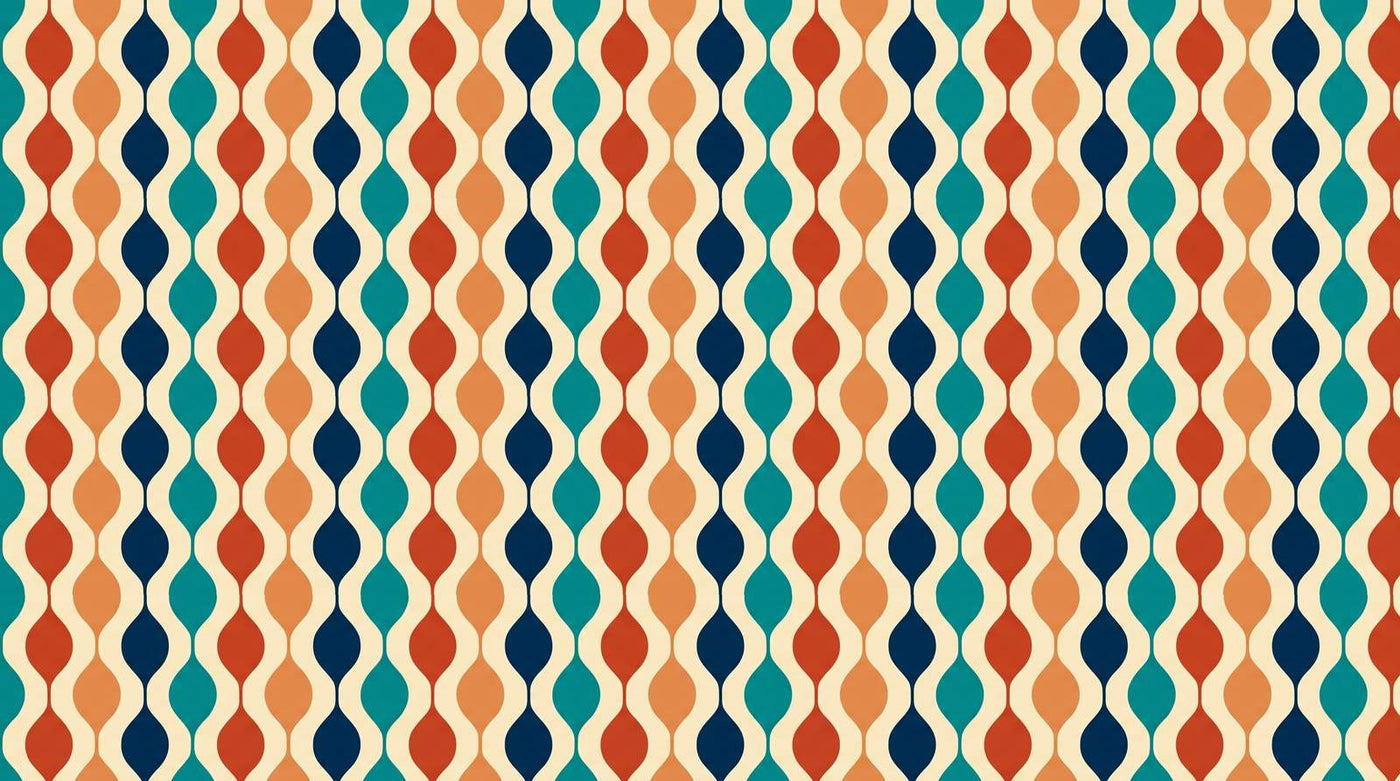 Papier peint graphique couloir