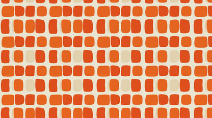 Papier peint graphique terracotta