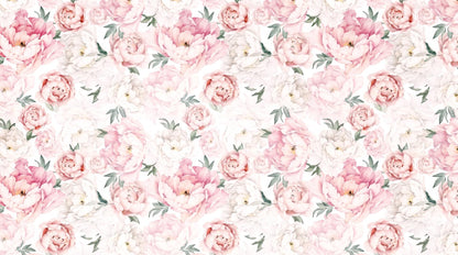 Papier peint grosses fleurs pour enfant