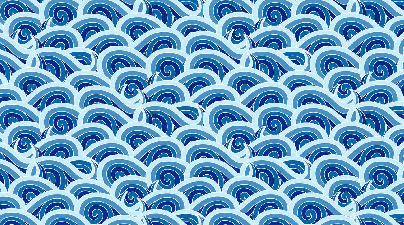 Papier Peint Japonais Bleu