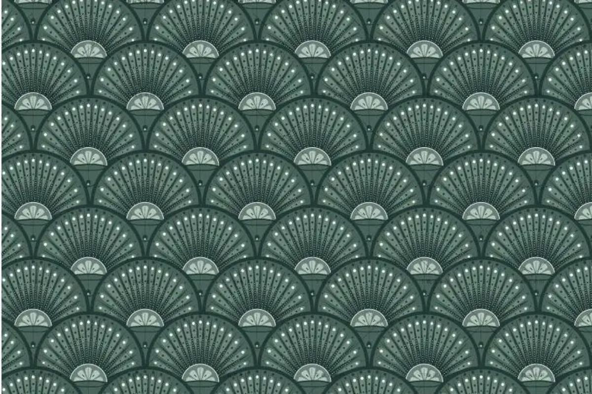 Papier Peint Japonais Vert