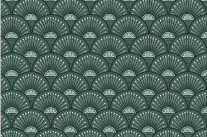 Papier Peint Japonais Vert