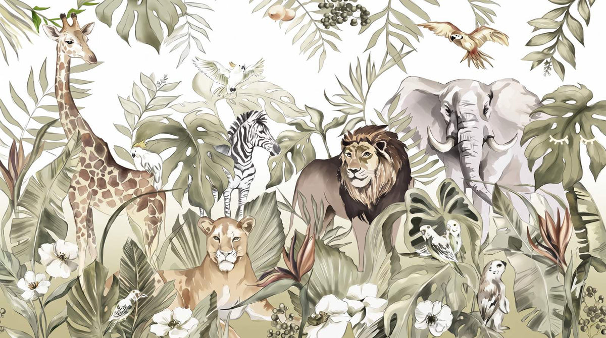 Papier Peint Jungle Chambre