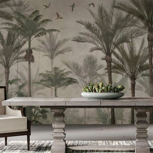 Papier peint jungle couloir