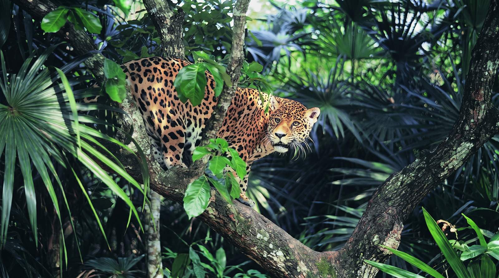 Papier Peint Jungle Léopard