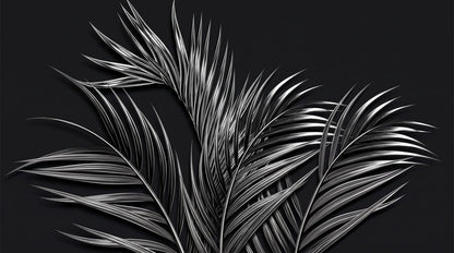 Papier Peint Jungle Noir et Doré