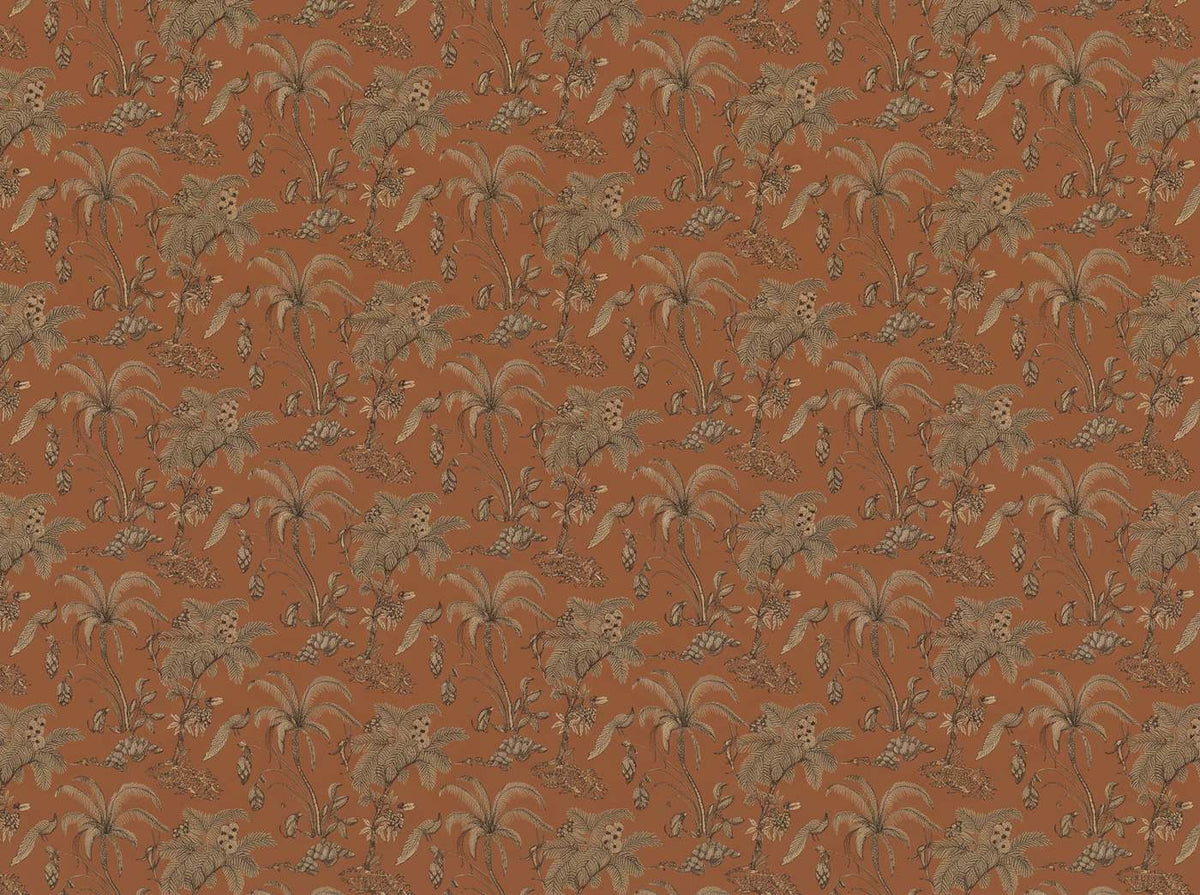 Papier Peint Jungle Terracotta