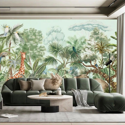 Papier Peint Jungle Tropical