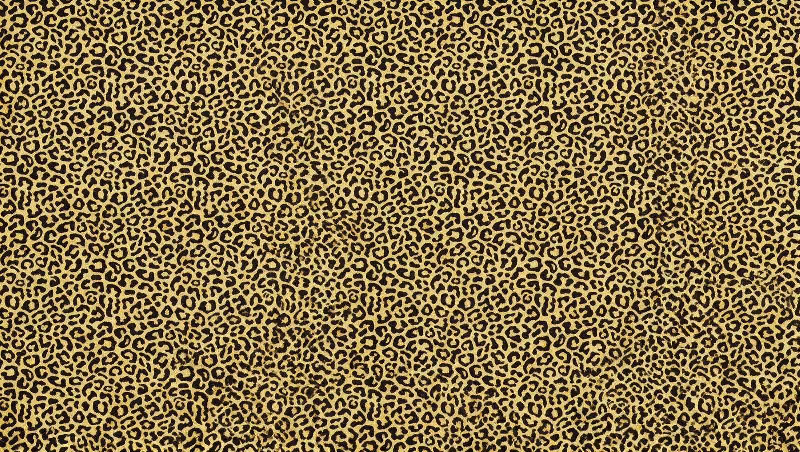 papier-peint-leopard-jaune-motif