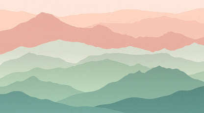 Papier peint montagne chambre