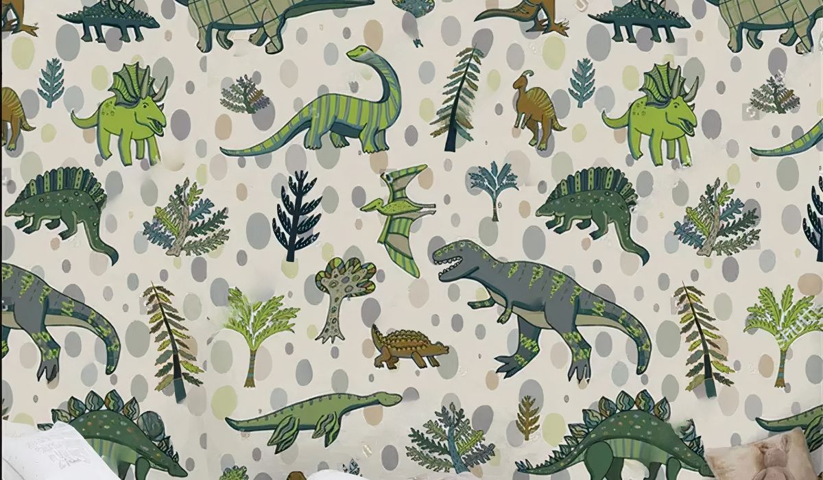 Papier Peint Motif Dinosaure