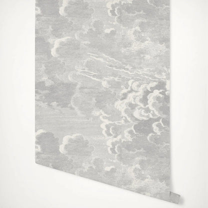 Papier peint nuage noir et blanc