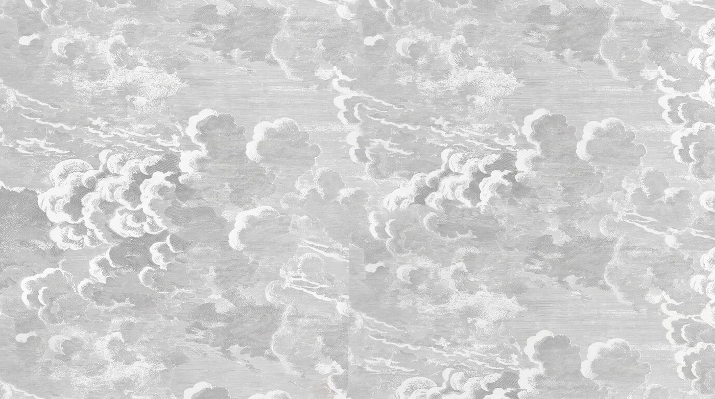 Papier peint nuage noir et blanc