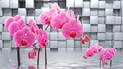Papier peint orchidée