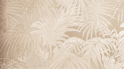 Papier Peint Palmier Beige
