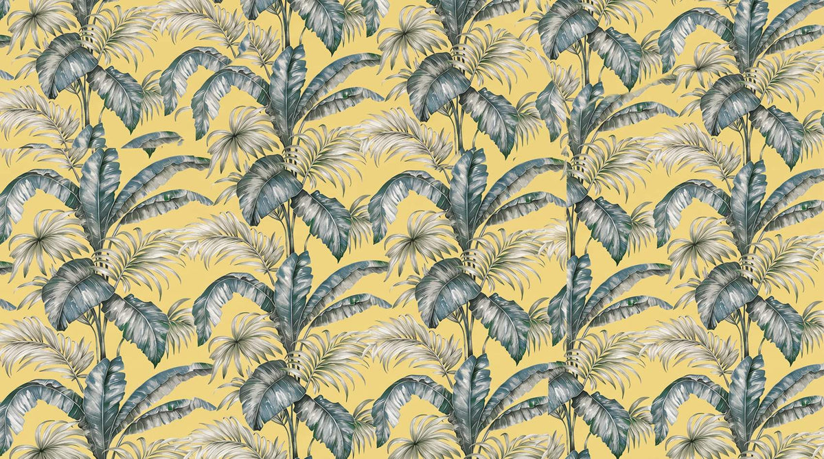 Papier Peint Palmier Jaune