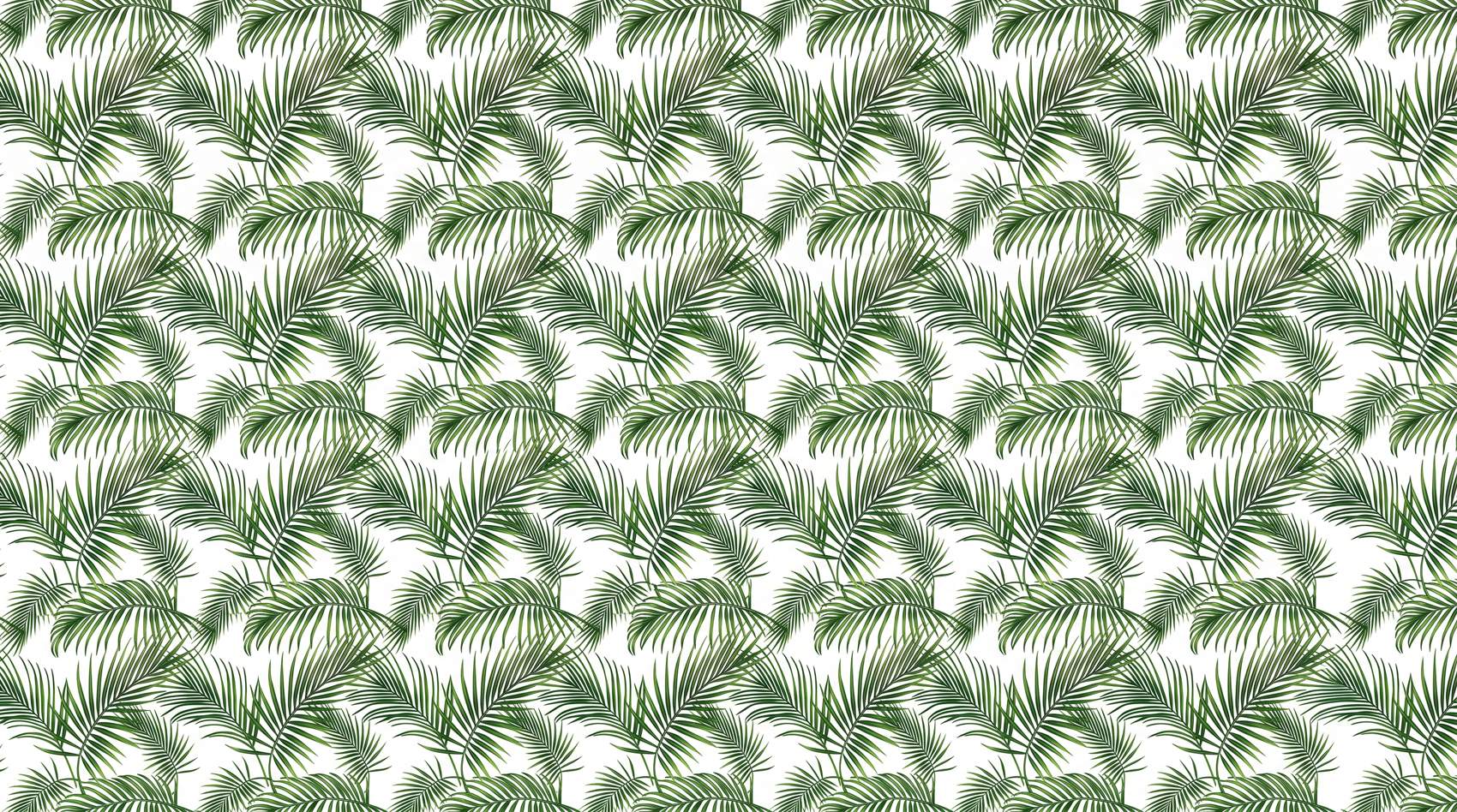 Papier Peint Palmier Vert
