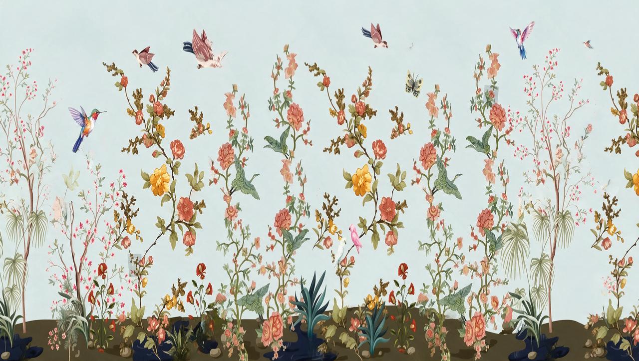papier-peint-panoramique-colibri-motif