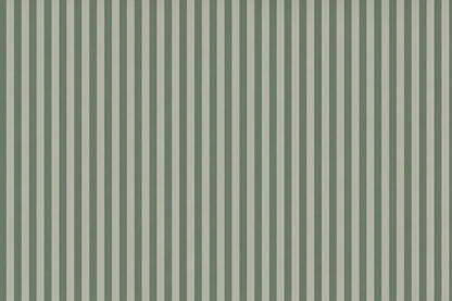 Papier peint rayé vert foncé