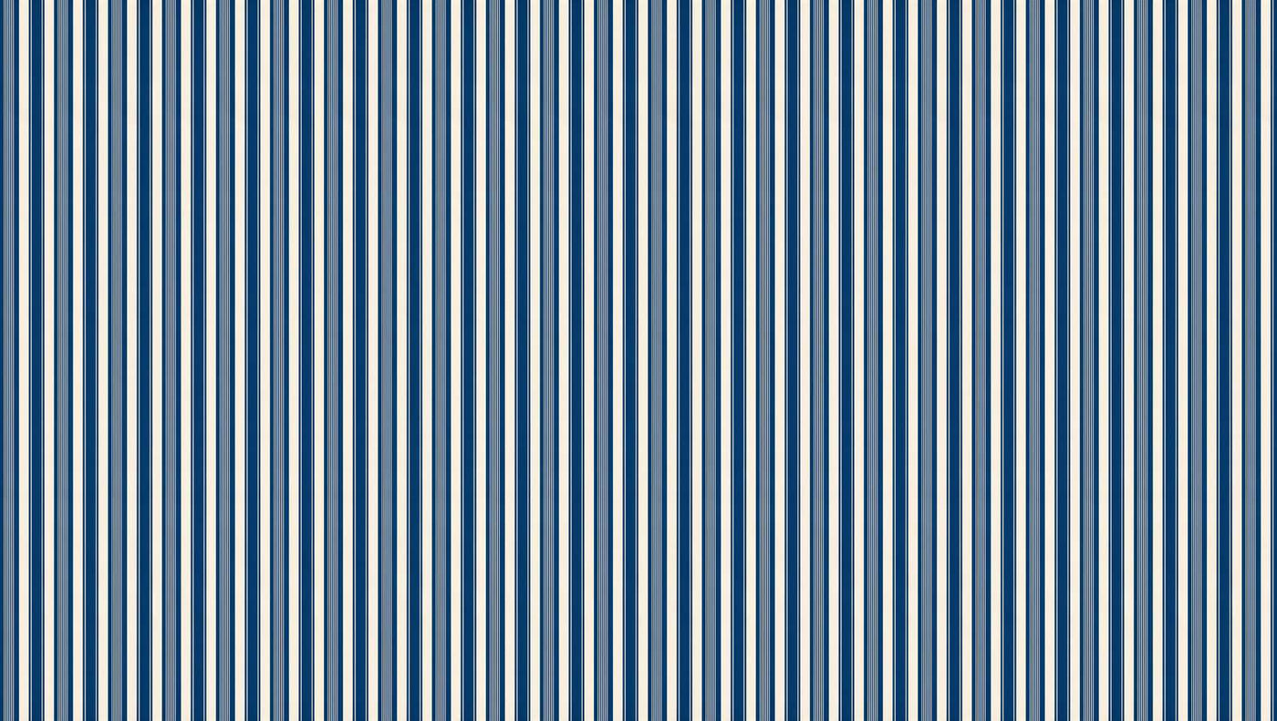 Papier peint rayure bleu roi