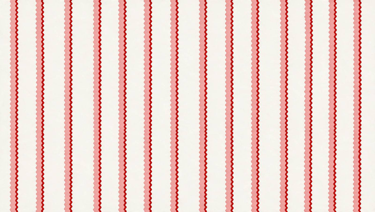 Papier peint rayure rose et blanc