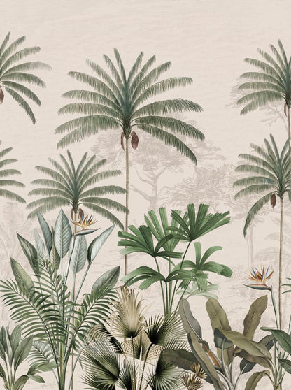 Papier Peint Rond Jungle