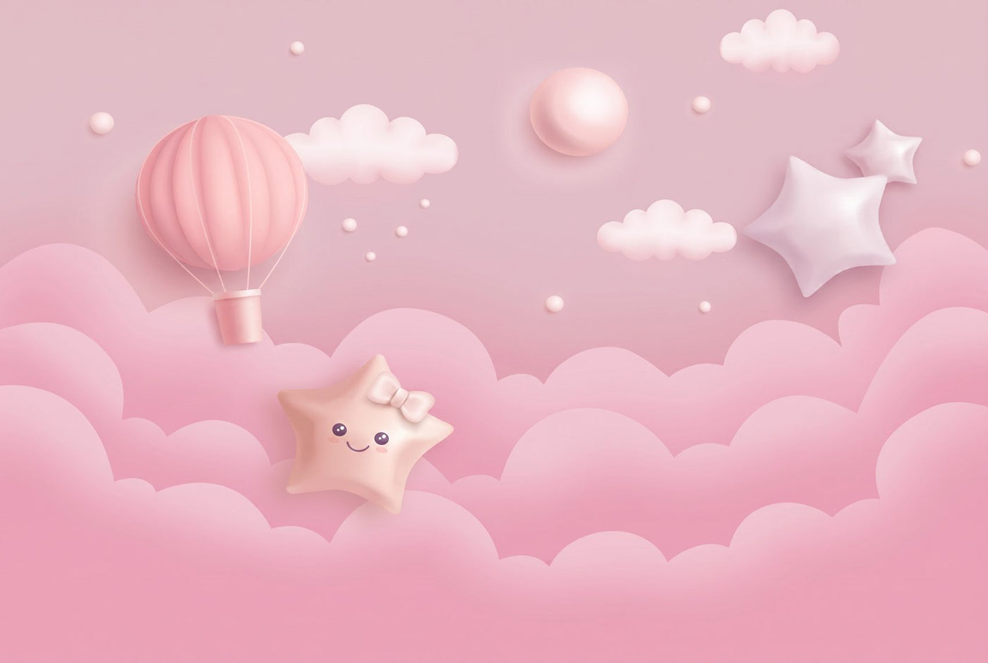 Papier Peint Rose Bébé