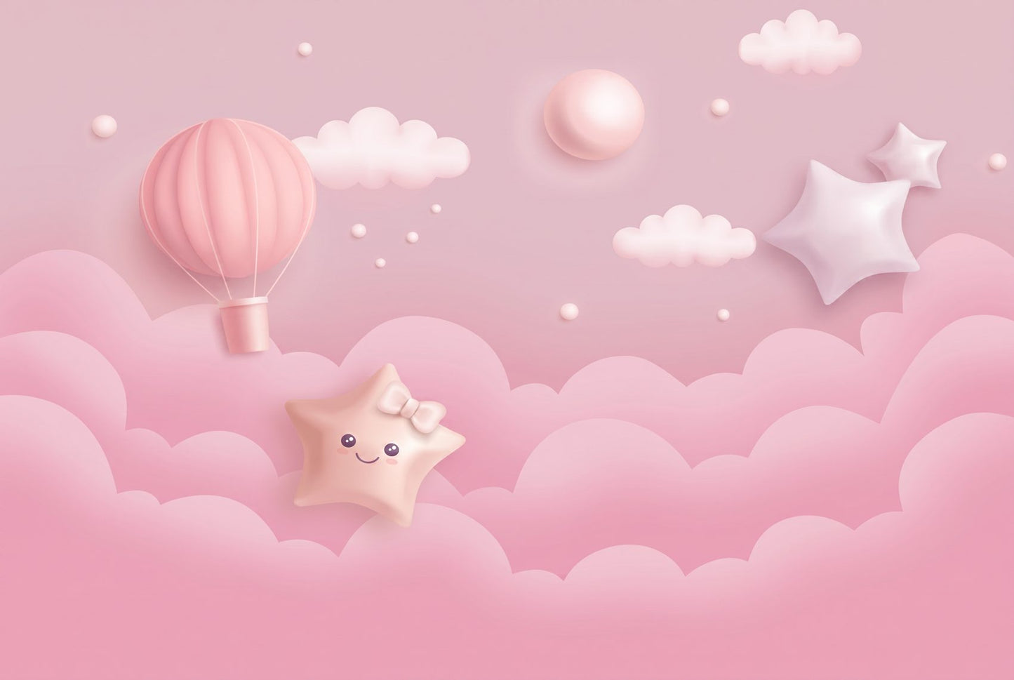 Papier Peint Rose Bébé