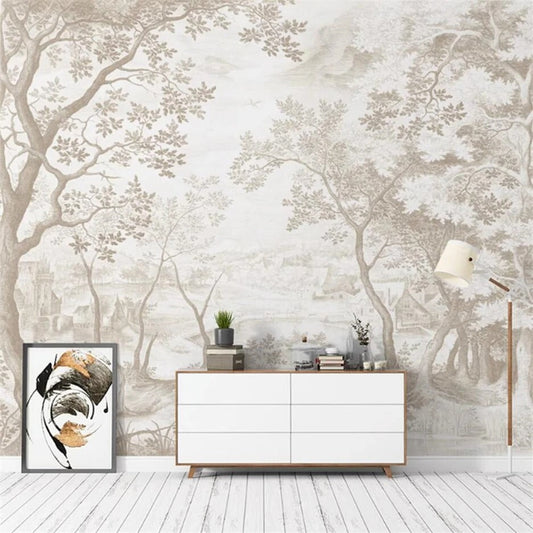 Papier Peint Savane Beige