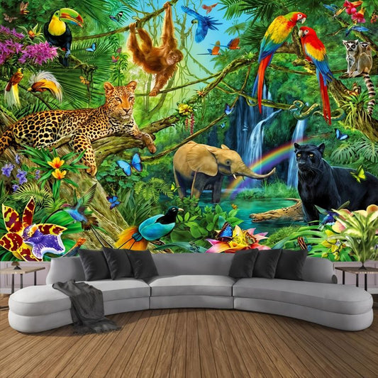 Papier Peint Savane Guépard