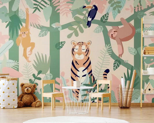 Papier Peint Savane Jungle