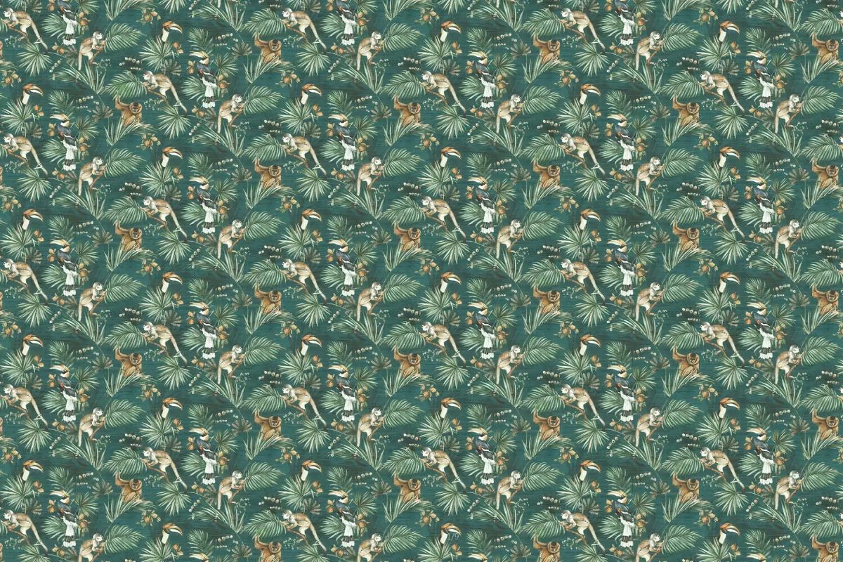 Papier Peint Savane Singe